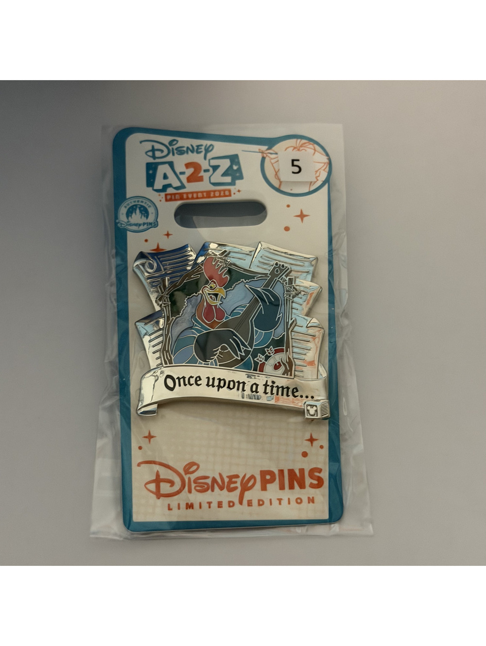 Disney Parks 2026 A-2-Z Pin Event Once Upon a Time Robin Hood Alan-A-Dale LE 750